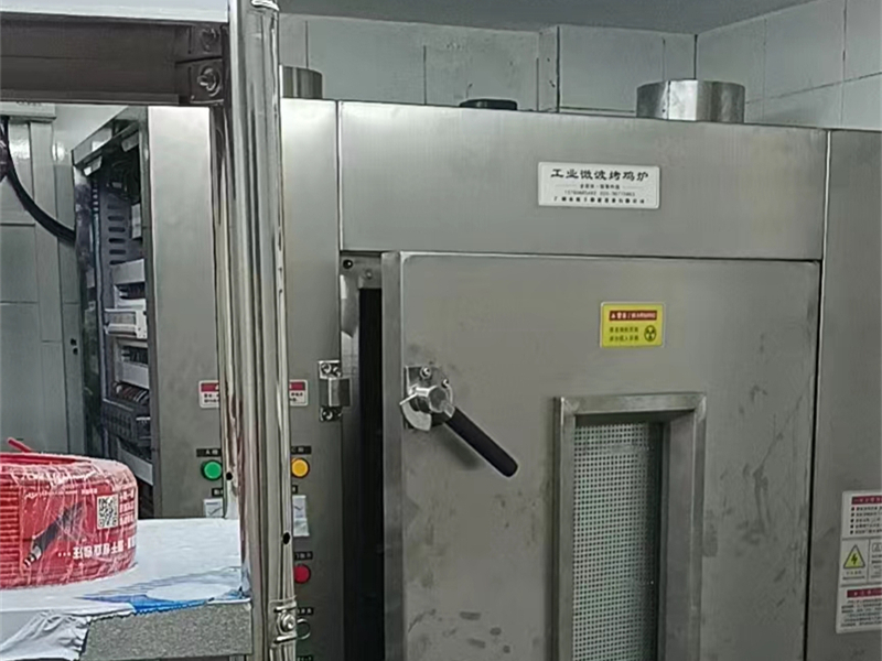 東莞清溪16kW工業微波烤雞爐安裝